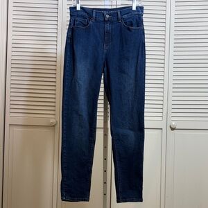 Mott & Bow Mom Ridge Jeans Dark Blue Wash Size 27 x 28